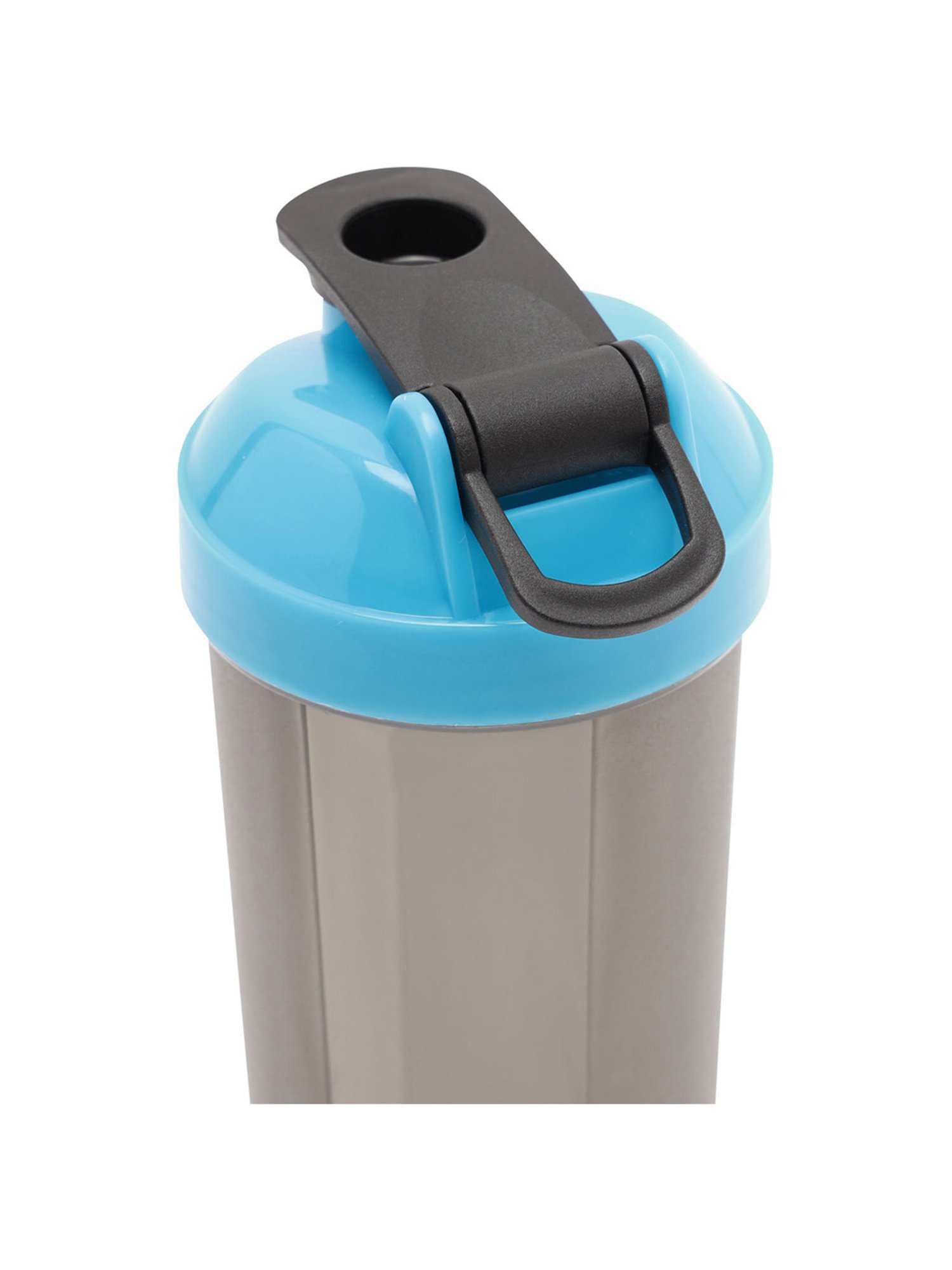 Cultsportone Spill Proof Flip Top Shaker with Blender Ball (Blue)