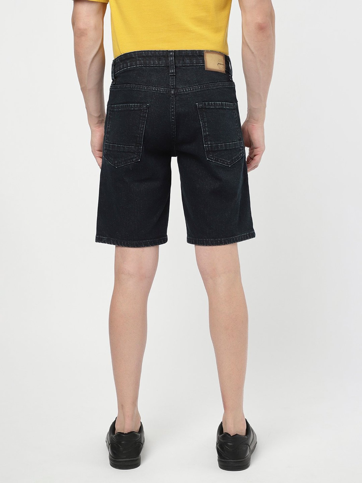 Passion Dark Blue Regular Fit Denim Shorts