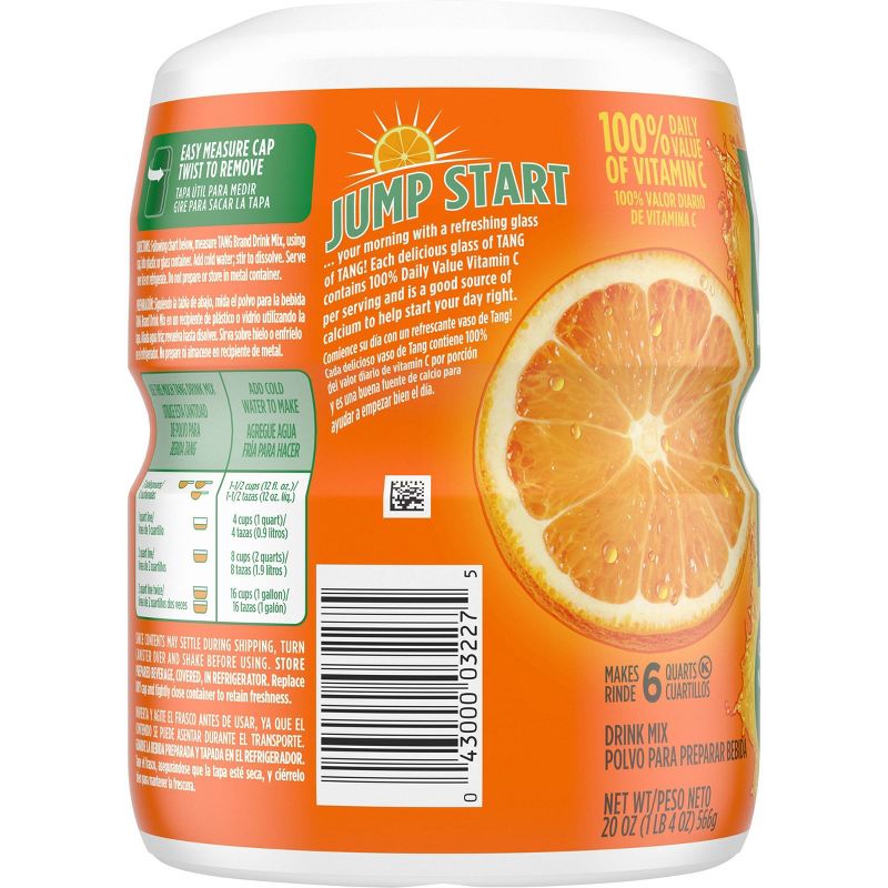 Tang Orange Drink Mix - 20oz