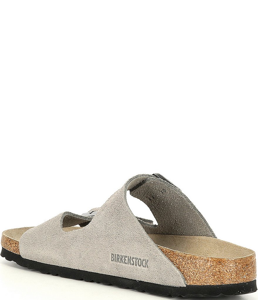 Birkenstock Women's Arizona Suede Dual Adjustable Buckle Strap Sandals