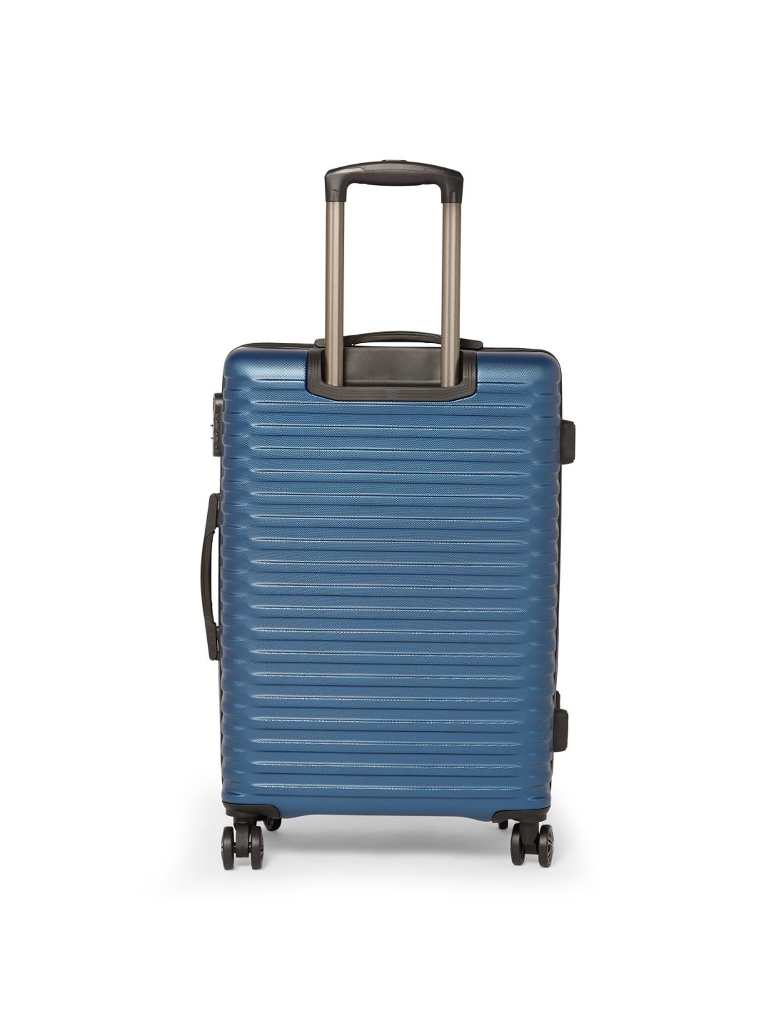 Swiss Brand Dublin Navy Medium Hard Trolley Bag - 24 cm