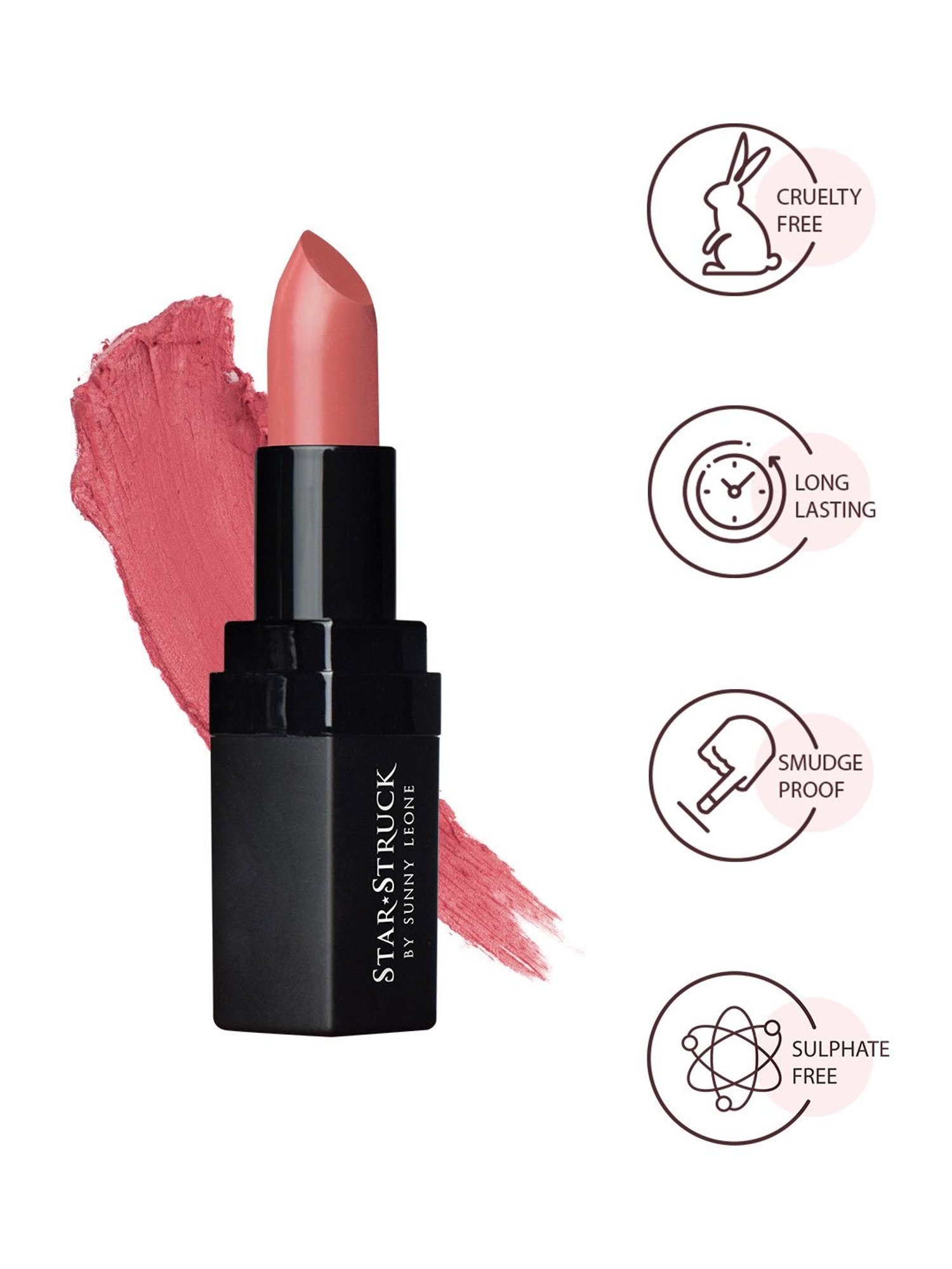 StarStruck By Sunny Leone Intense Matte Lip color Baby Doll - 4.2 gm