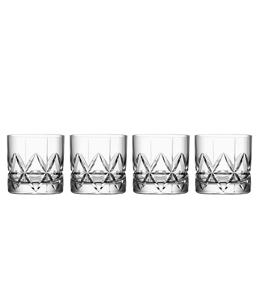 Orrefors Peak Double Old Fashioned, Set Of 4