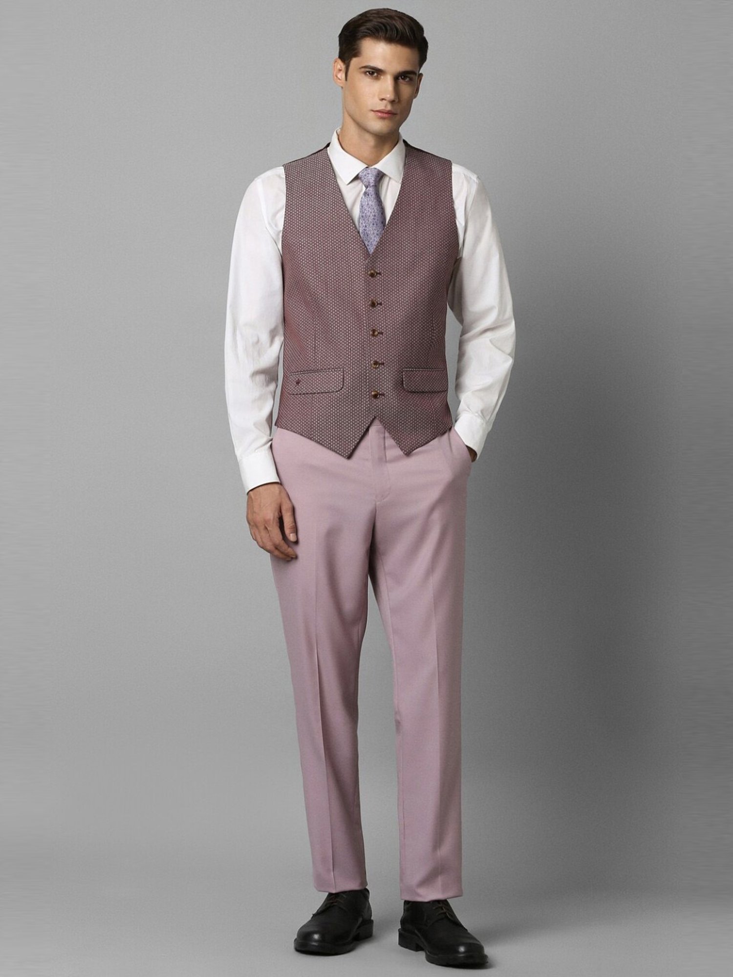 Parx Black Regular Fit Two Piece Suit