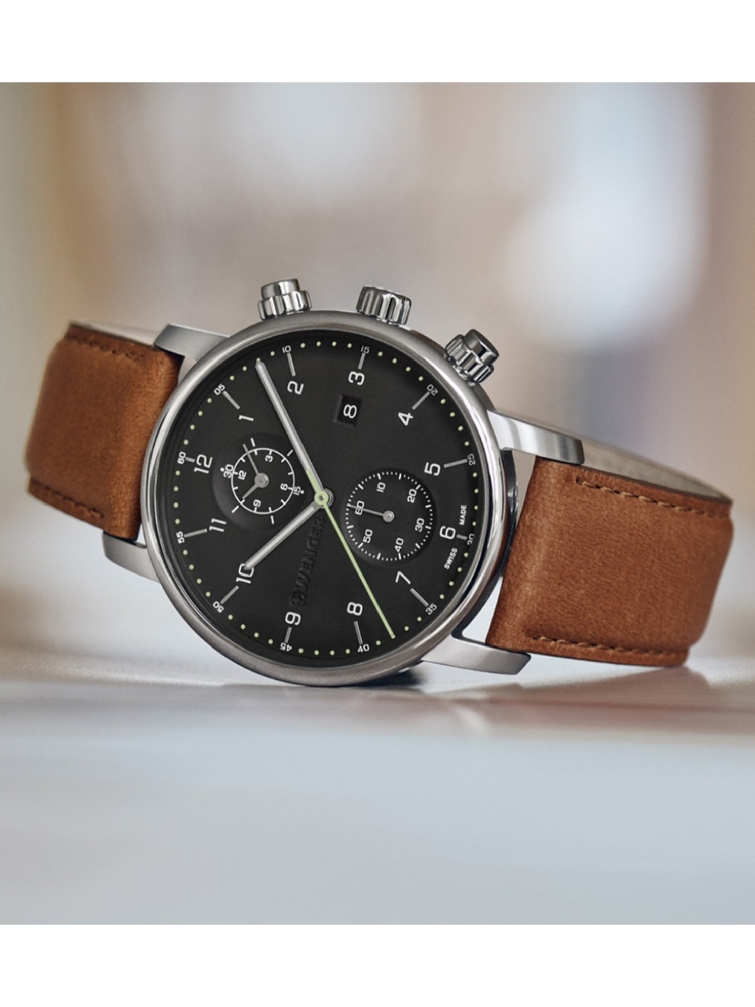 Wenger Swiss Made 01.1743.121 Urban Classic Chrono Analog Watch for Men