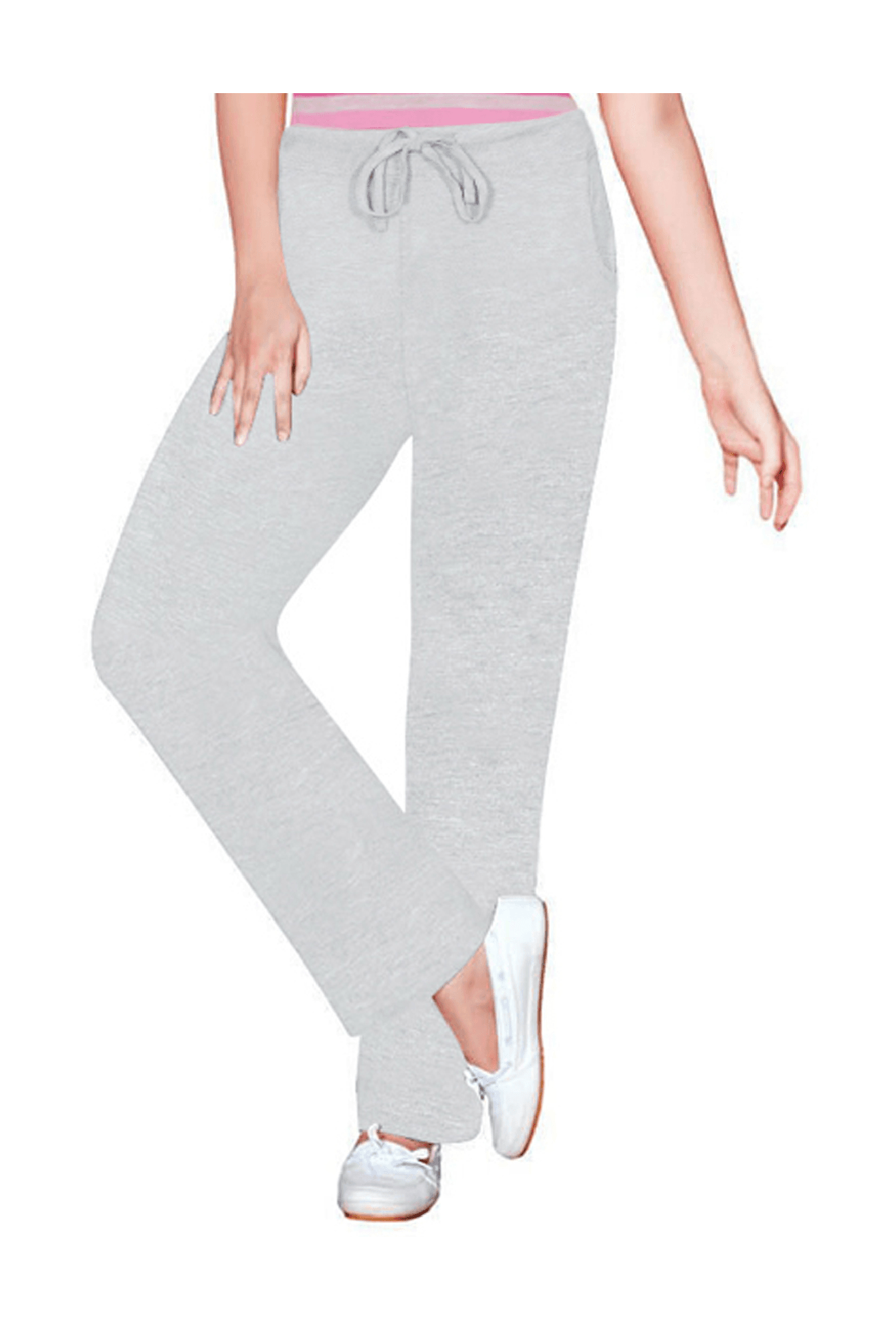 Enamor Grey Textured Pants