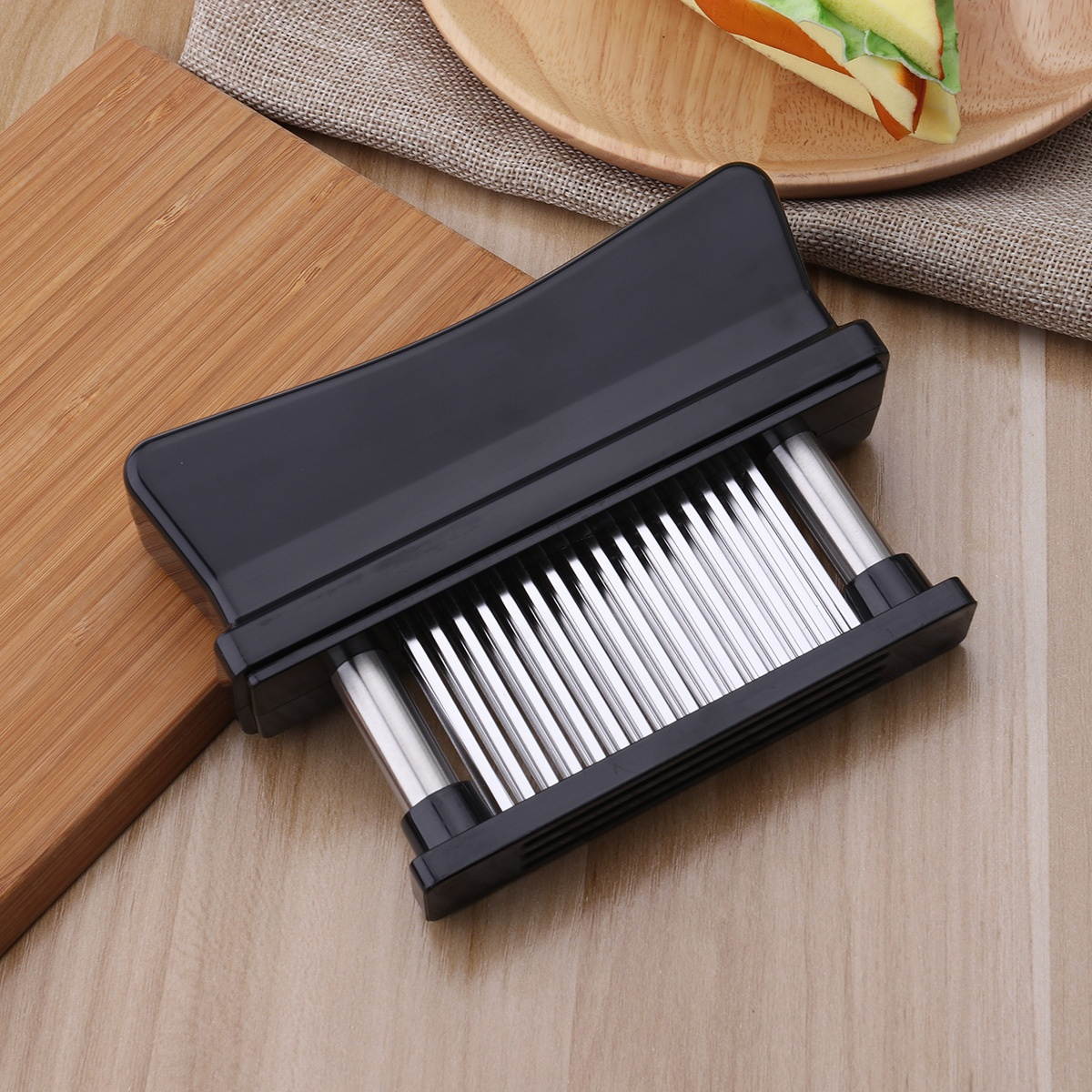 Meat Tenderizer Tool 48 Ultra Sharp Needle Stainless Steel Blades Kitchen Tool for Chicken Steak Beef Pork Fish Make a Difference in Tenderness (Black)