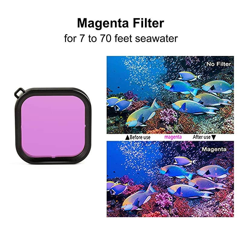 Case for DJI OSMO Action Camera Accessories, Housing Case Protective Shell with Anti Fog Inserts Suitable for Underwater Diving Photography 200FT/61M