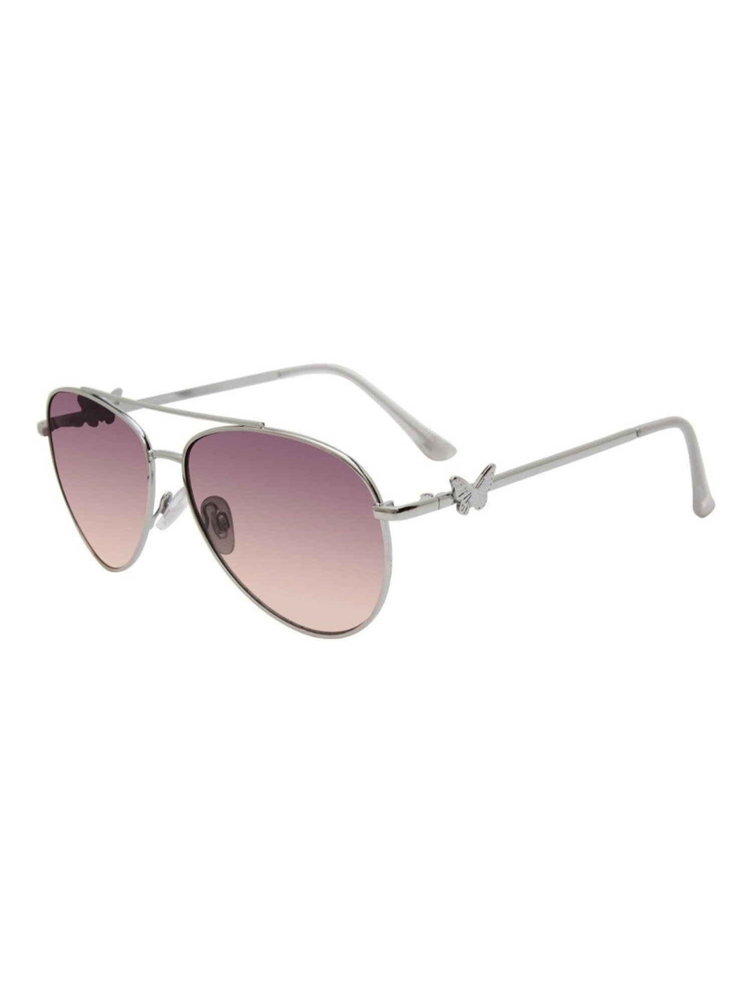 STEVE MADDEN Brown Aviator UV Protection Sunglasses for Women