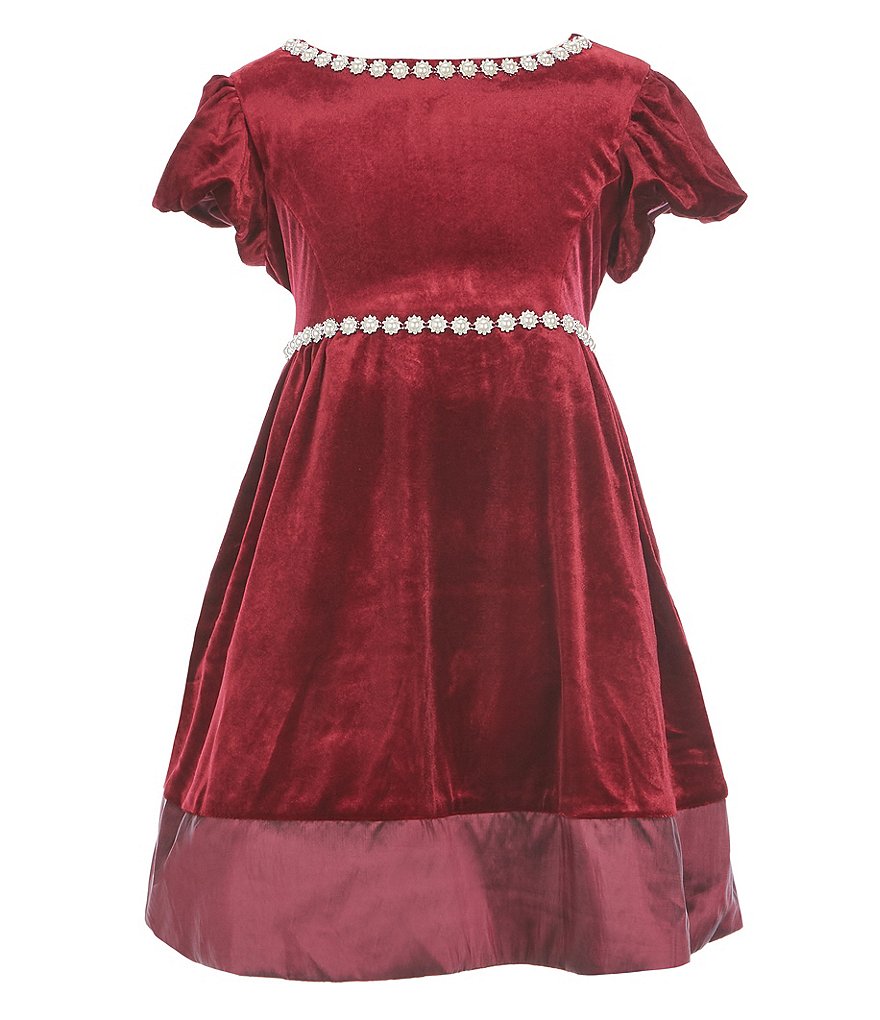 Us Angels Big Girls 6-14 Sleeveless Madison Embroidered Horsehair Communion Dress