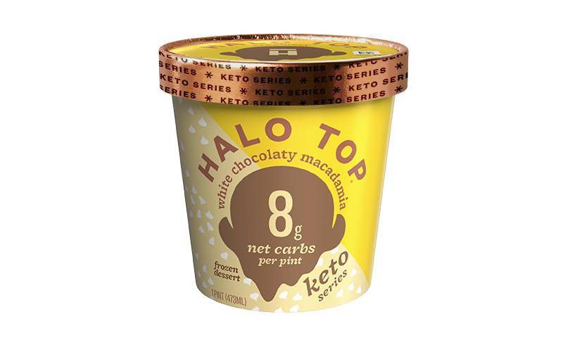 Halo Top Keto White Chocolate Macadamia Frozen Dessert - 16oz