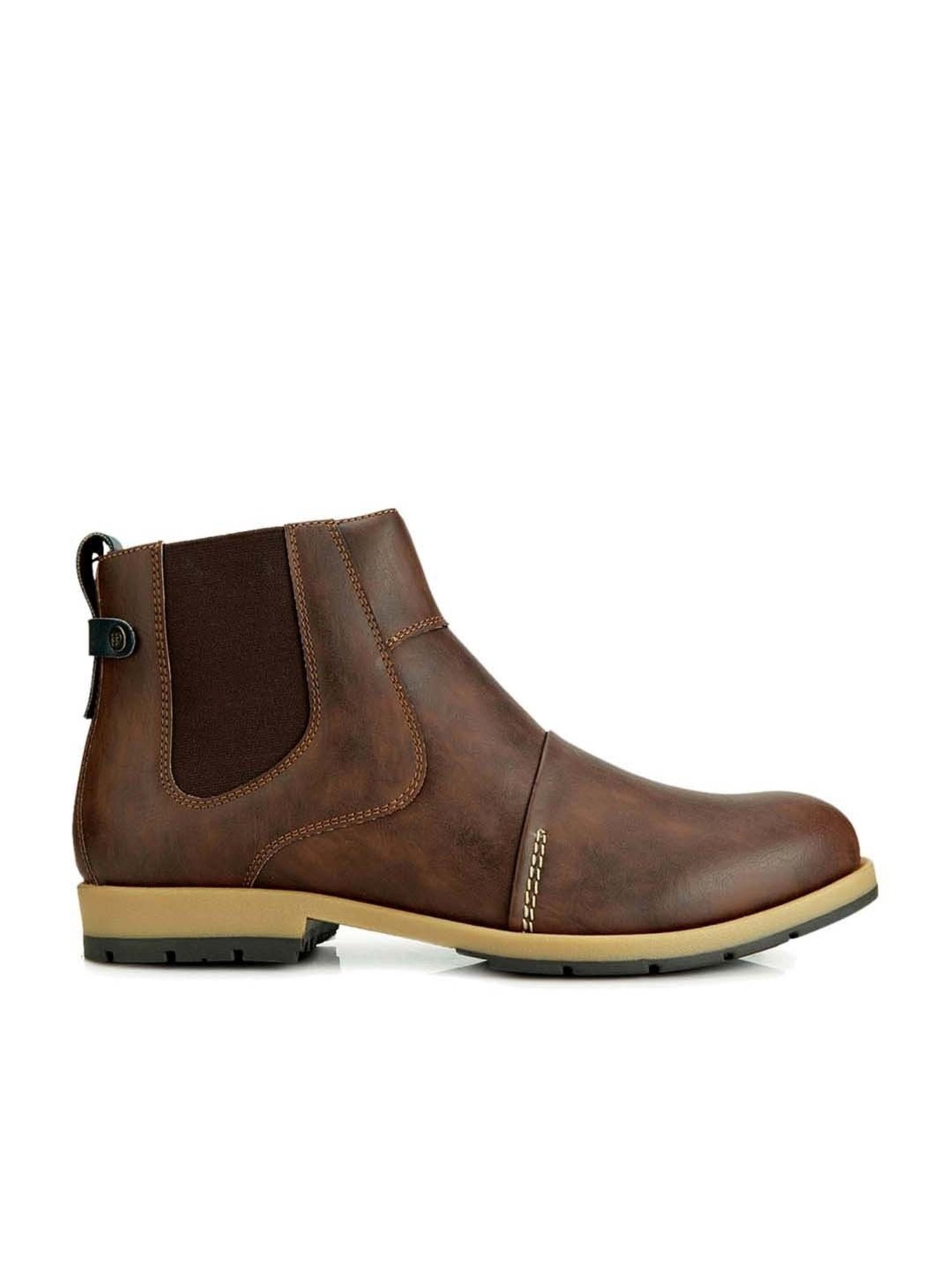 ID Men's Mocha Chelsea Boots