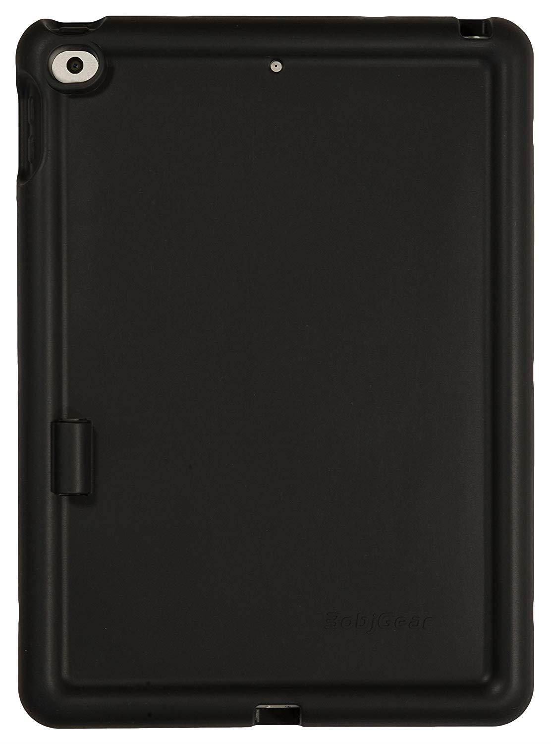 BobjGear Bobj Rugged Case for iPad 2018 6th Generation 9.7 inch - BobjBounces Kid Friendly (Bold Black)