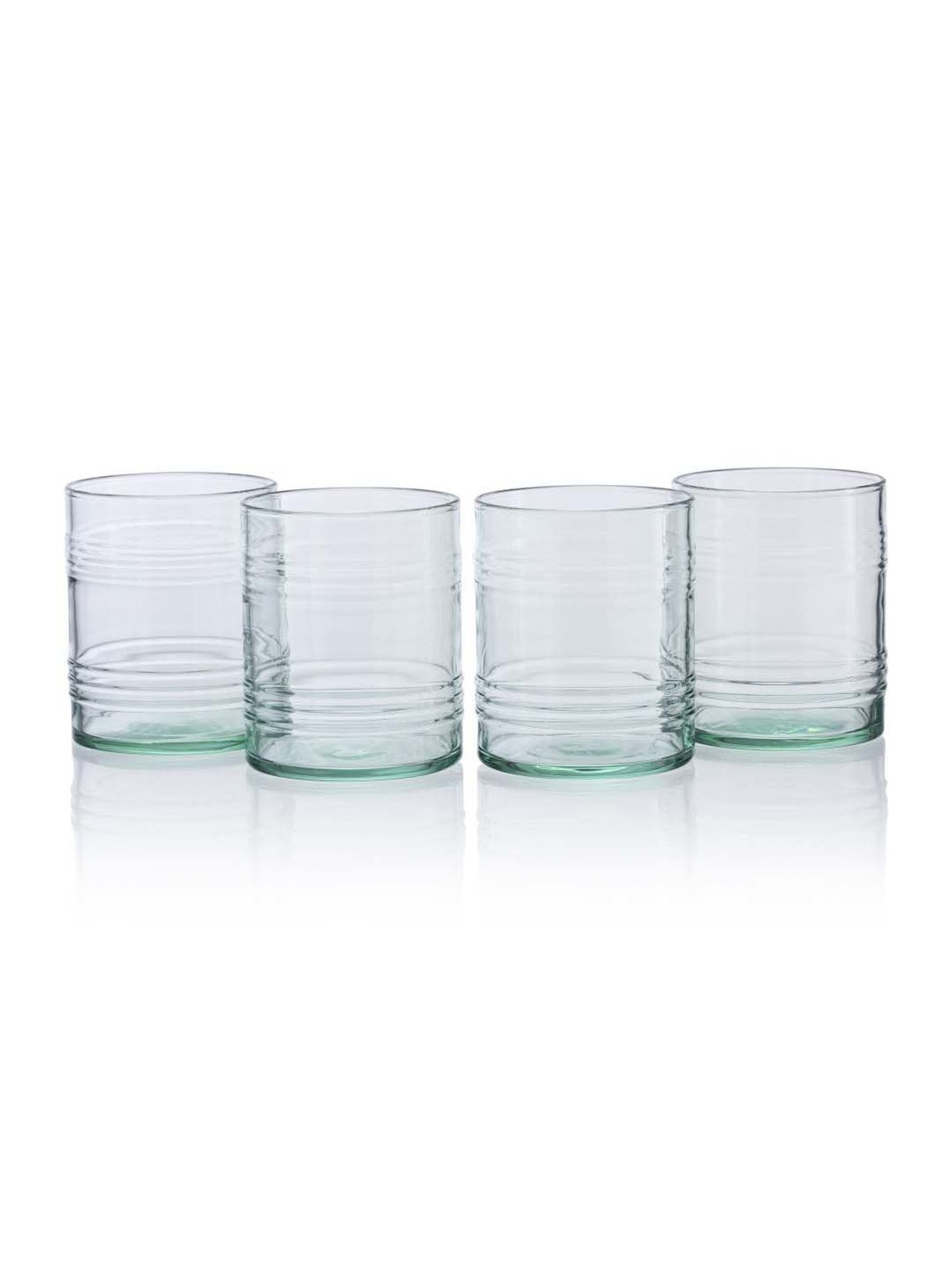 Pasabahce Green Tincan Eco Friendly Water Glasses (0.28 L) - Set of 4