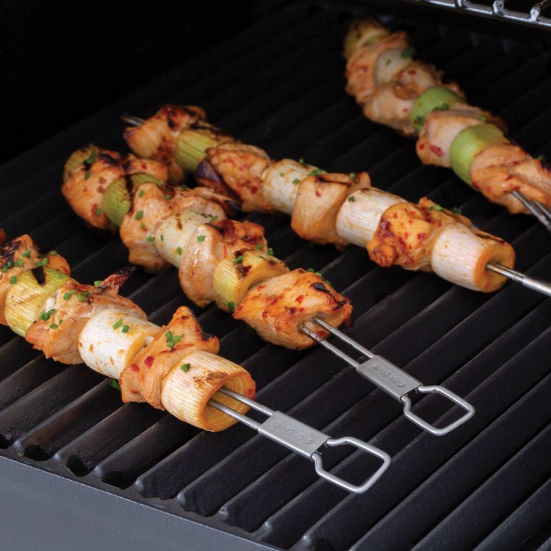 Broil King 4pk Dual Prong Skewers Stainless Steel