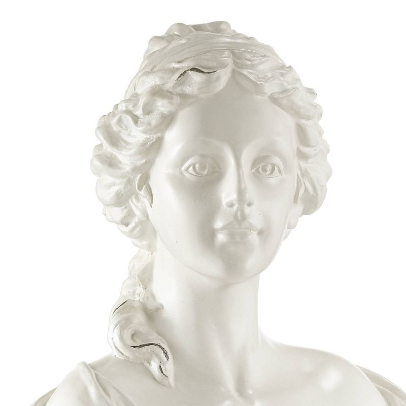 Kensington Hill Classic Roman 16" High White Female Bust Statue