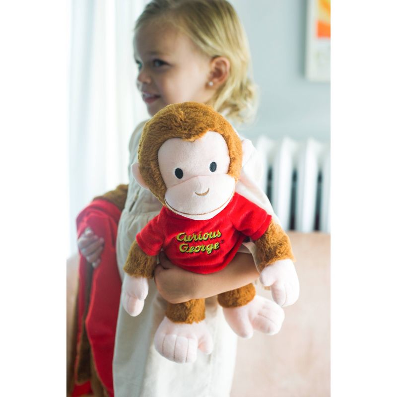 Animal Adventure Cuddle Bundle Curious George Children's Blanket and Stuffed Animal Bundle