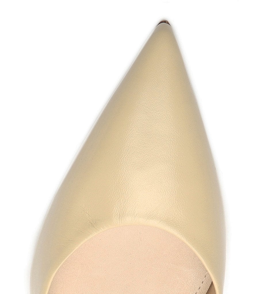 Schutz Sionne Clear Vinyl Pointed Toe Mules