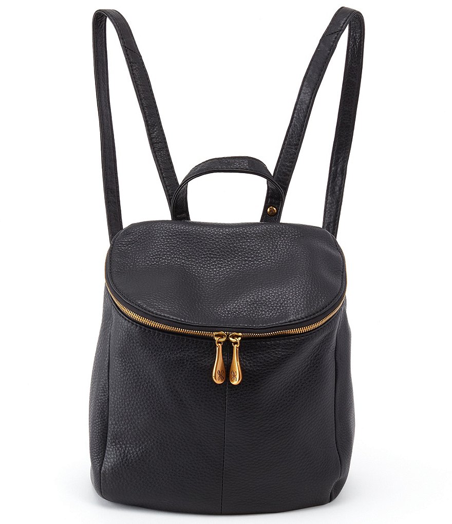 HOBO River Zip Top Medium Leather Backpack