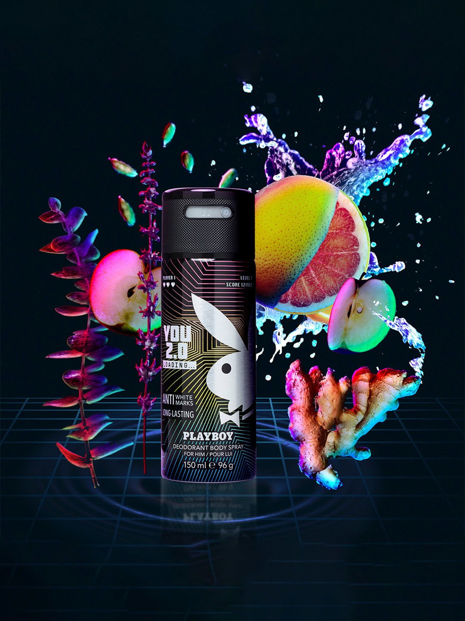 Playboy You 2.0 Loading Deodorant Spray for Him - 150 ml