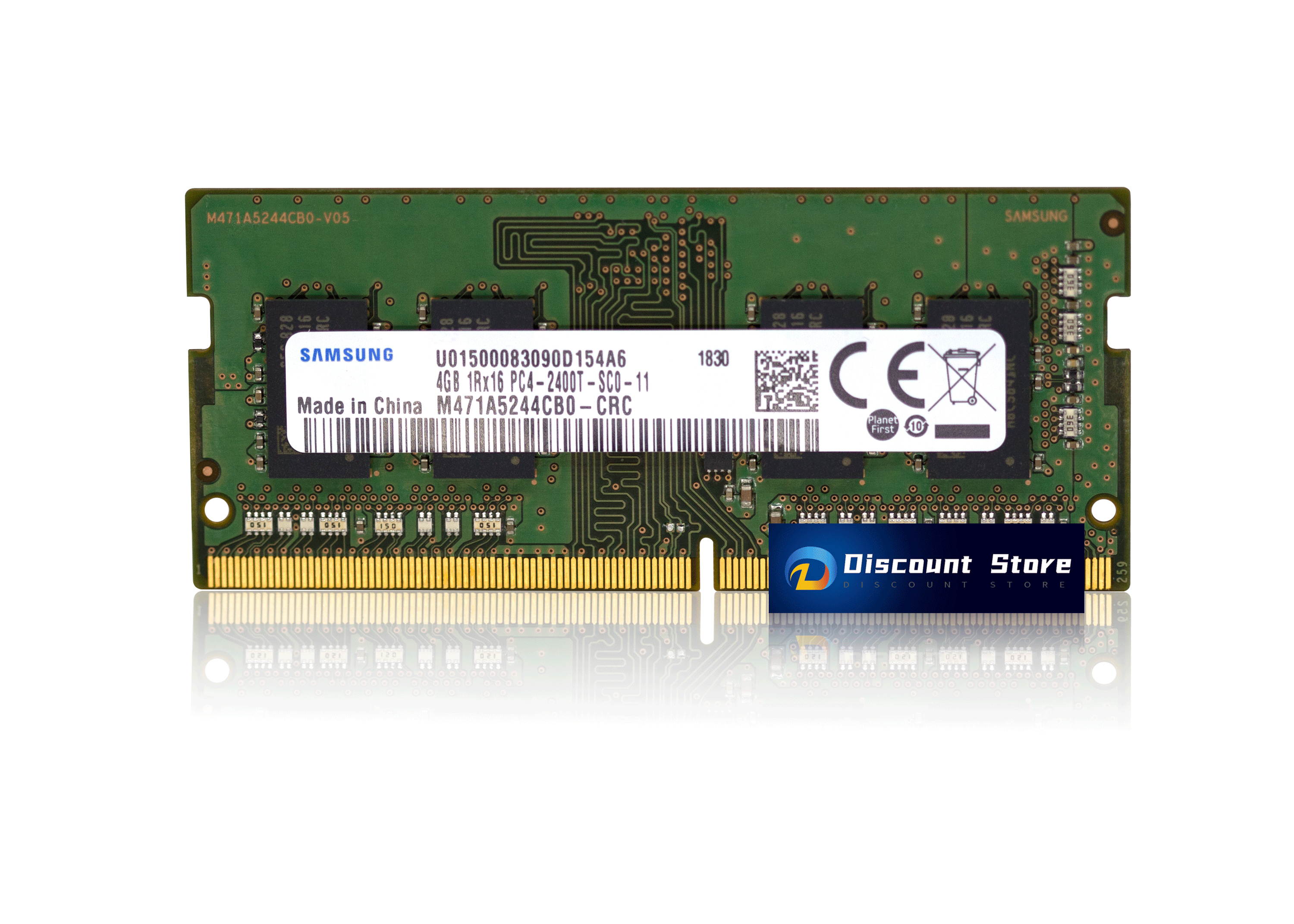 Samsung 8GB 1Rx8 PC4-2400T Sodimm DDR4-19200 Laptop Memory M471A1K43BB1-CRC