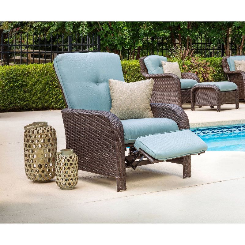 Strathmere Woven Reclining Lounge Chair - Hanover