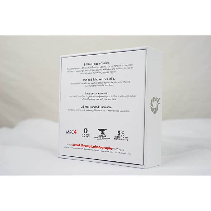 82mm X1 UV Filter for Camera Lenses Ultraviolet Protection Photography Filter with Lens Cloth MRC4 UltraSlim 25 Year Support WeatherSealed by