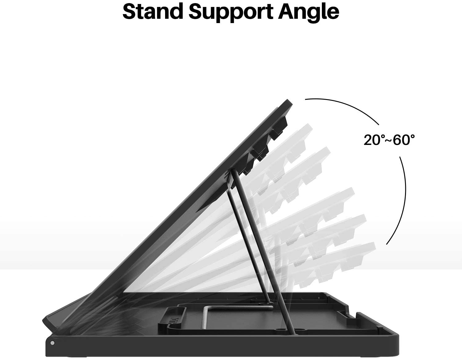 2021 HUION KAMVAS 16 Graphics Drawing Tablet with Full-Laminated Screen Anti-Glare 10 Express Keys Android Support Battery-Free Stylus 8192 Pen Pressure Tilt 15.6 Inch (Blue)