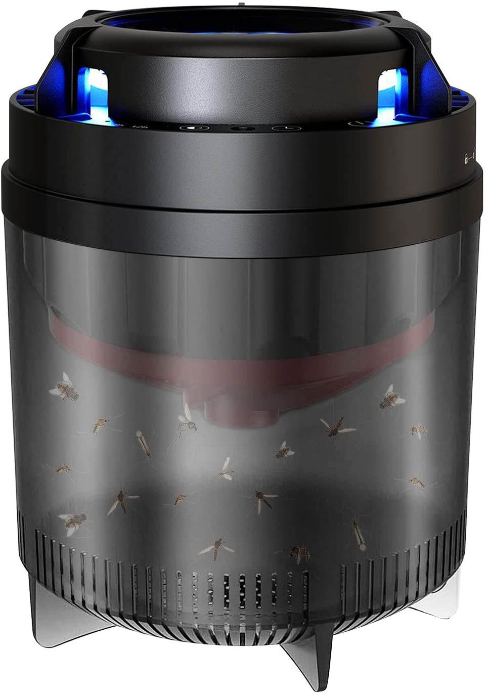 White Kaiman Bug and Flying Insect Trap | Indoor Fly, Gnat, and Mosquito Trap W/ Easy Plug & Leave Design