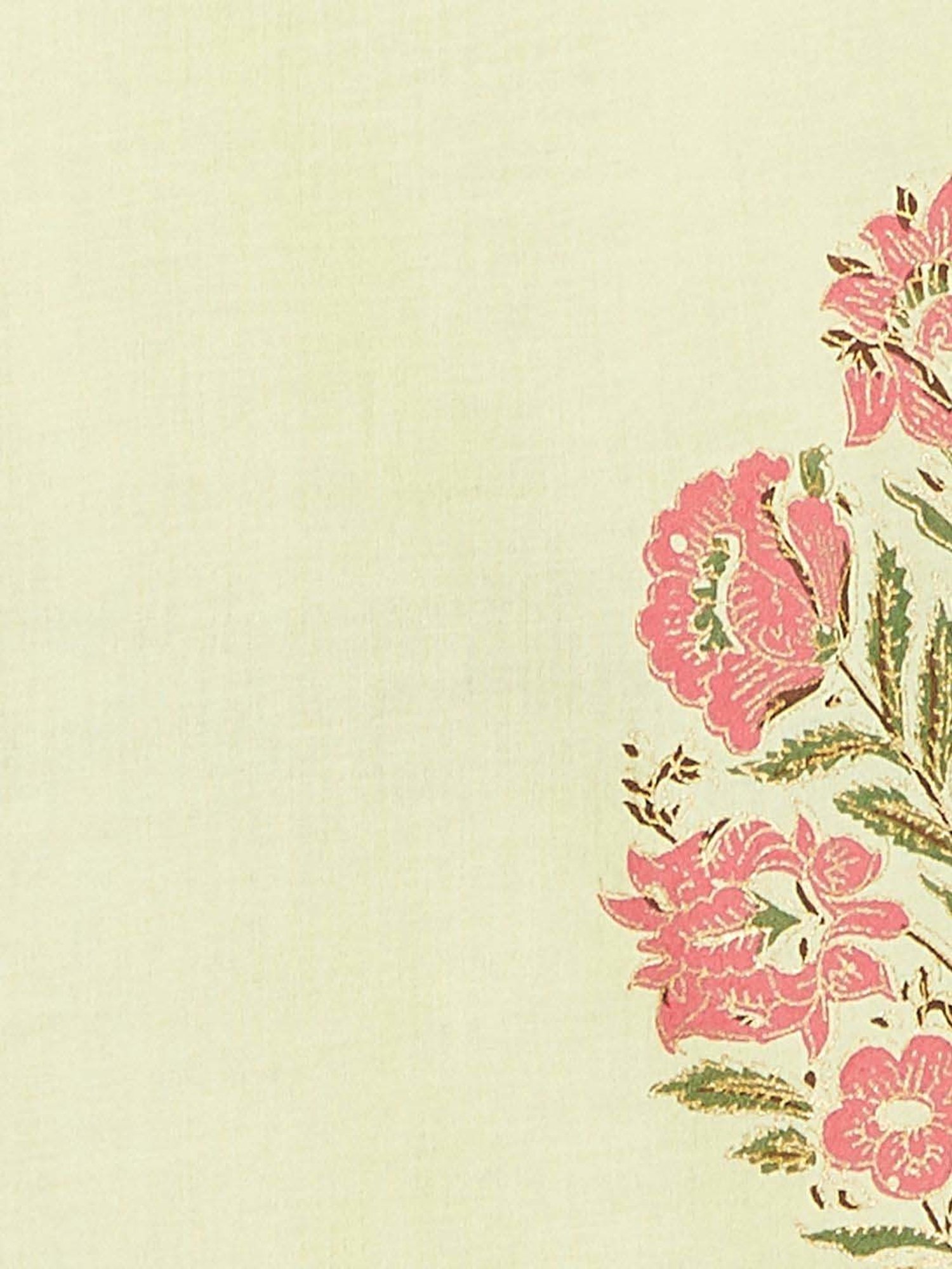 Melange by Lifestyle Yellow Cotton Printed Kurta Palazzo Set