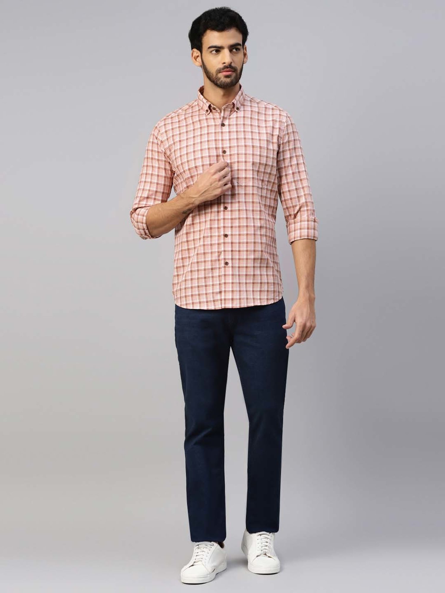 Don Vino Multicolor Regular Fit Check Shirt