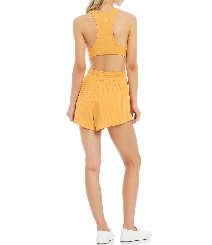 Free People FP Movement Blissed Out High Crew Neck Sleeveless Romper