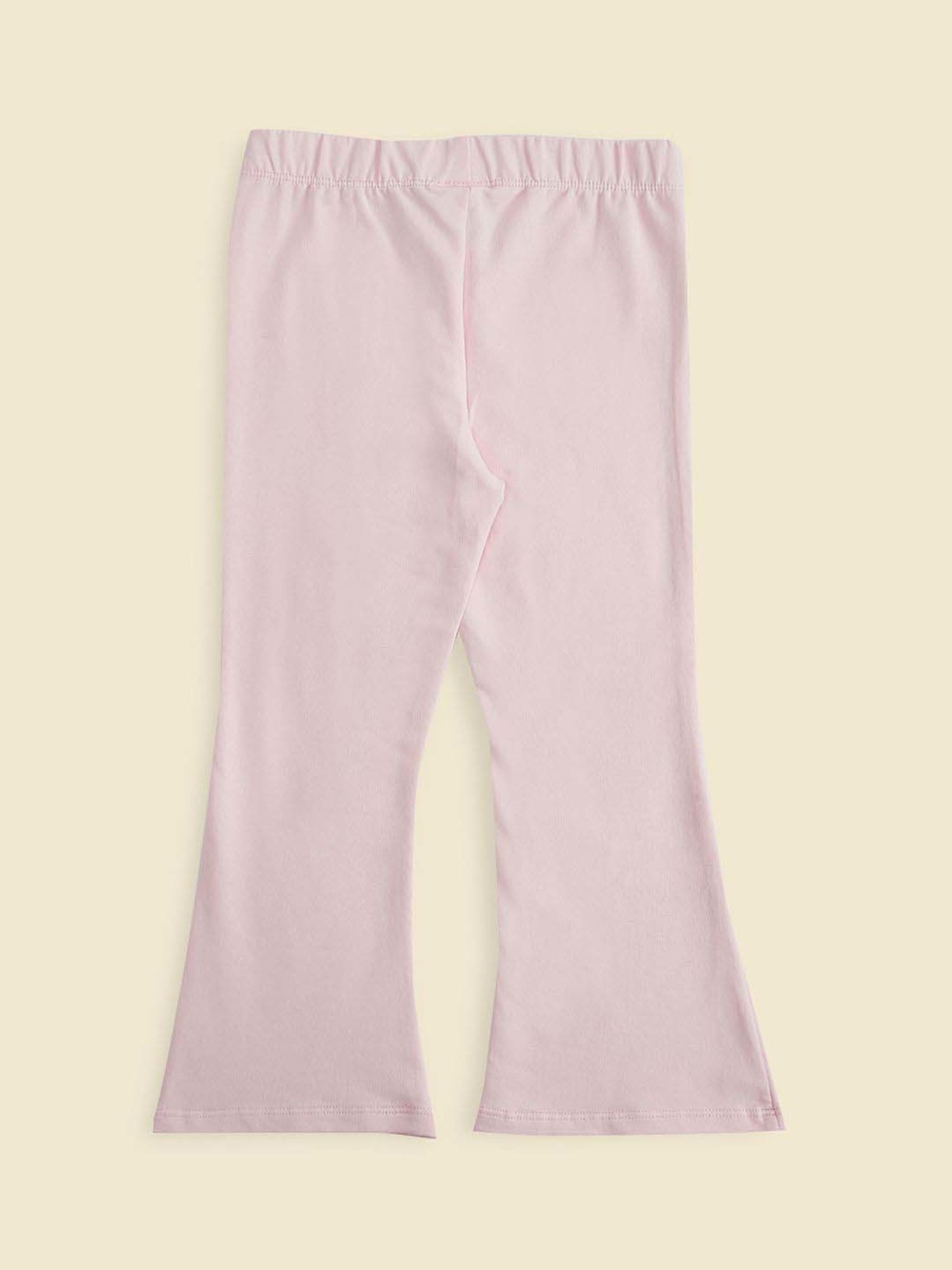 Jockey Kids White & Black Cotton Striped Leggings