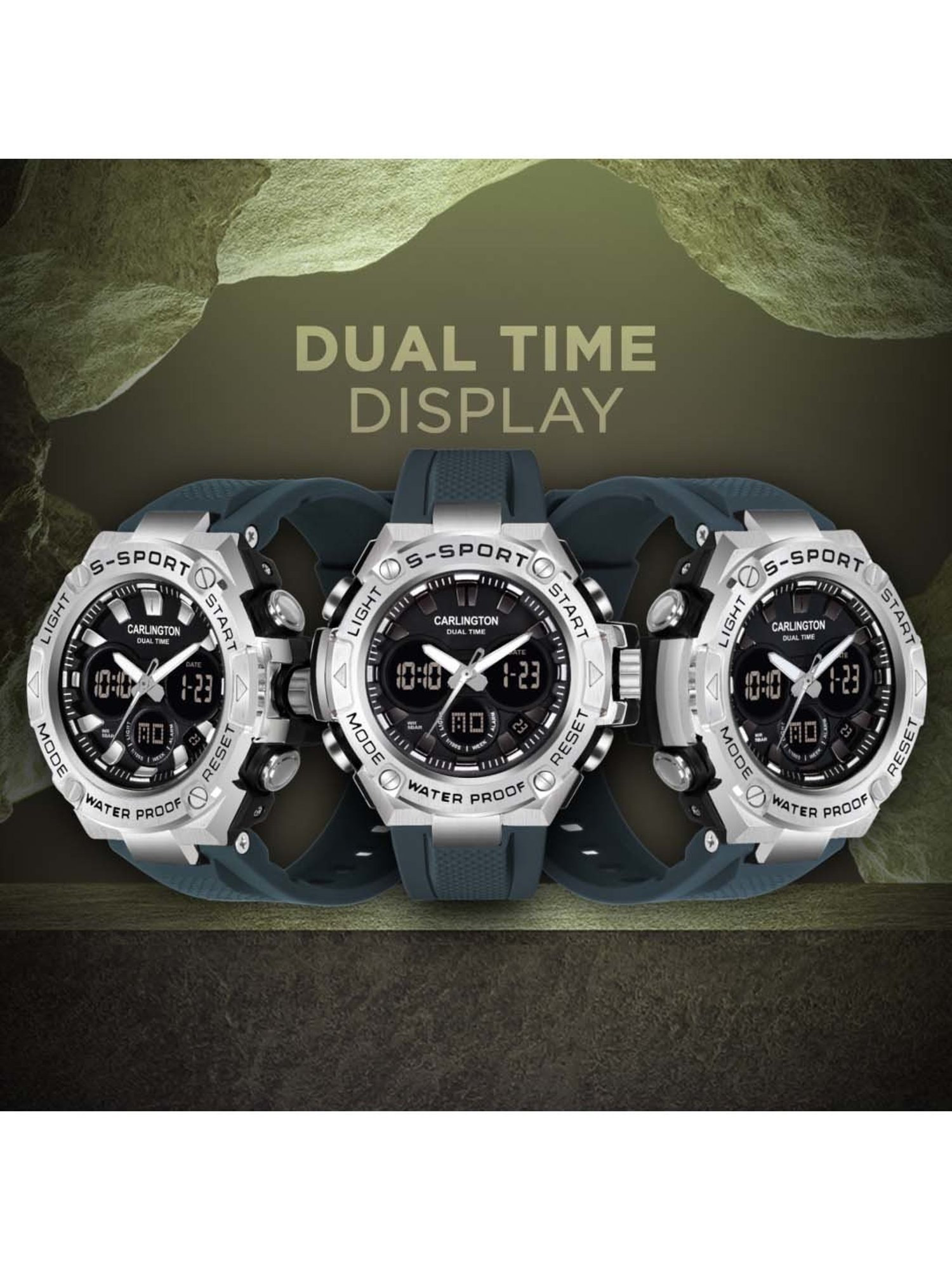 CARLINGTON Endurance 9107 Analog-Digital Watch for Men