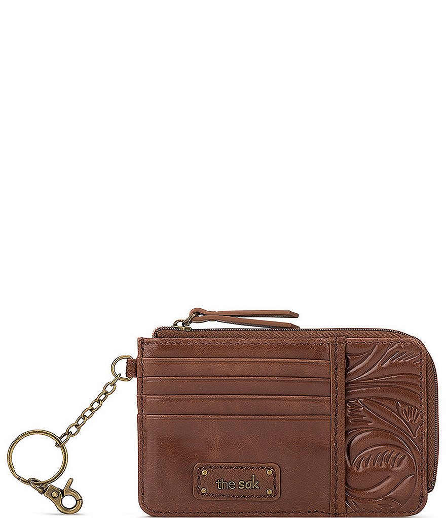 The Sak ID Floral Embossed Card Wallet