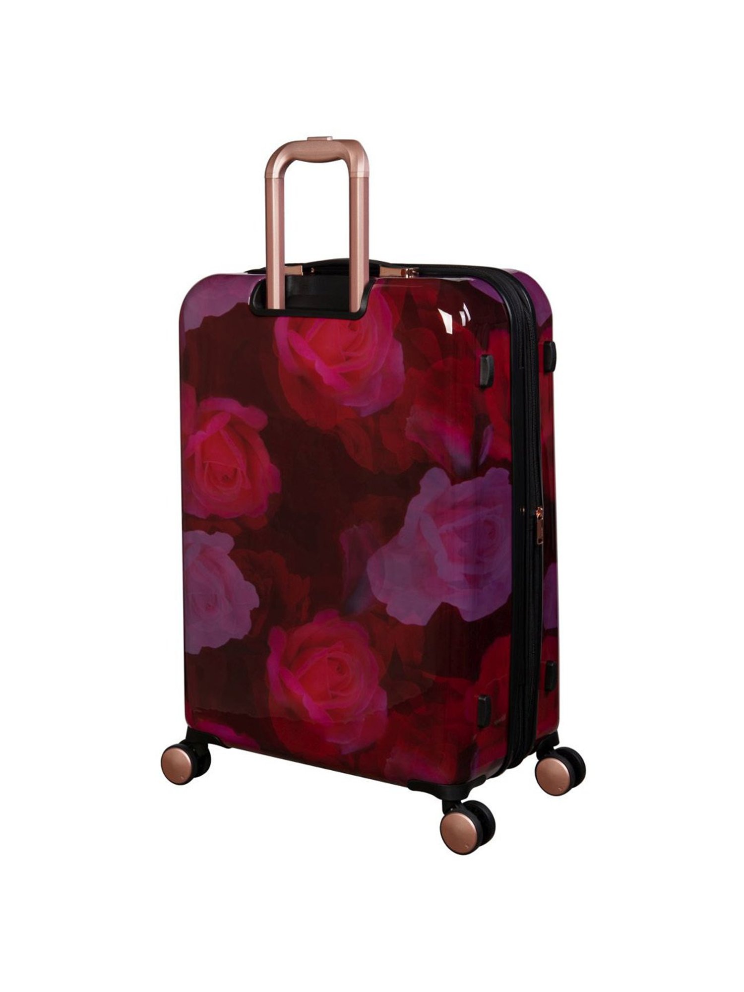 it luggage Sheen Maxy Rose Red Cabin-20 inches Expandable Hardsided Trolley Bag with TSA Lock