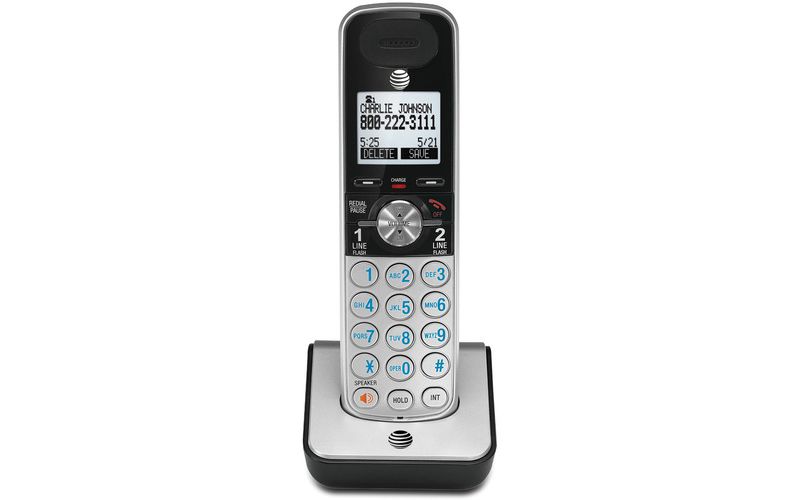 VTech CS6949-2 DECT 6.0 Standard Phone - Silver, Black - Cordless - 1 x Phone Line - 2 x Handset - Speakerphone - Answering Machine