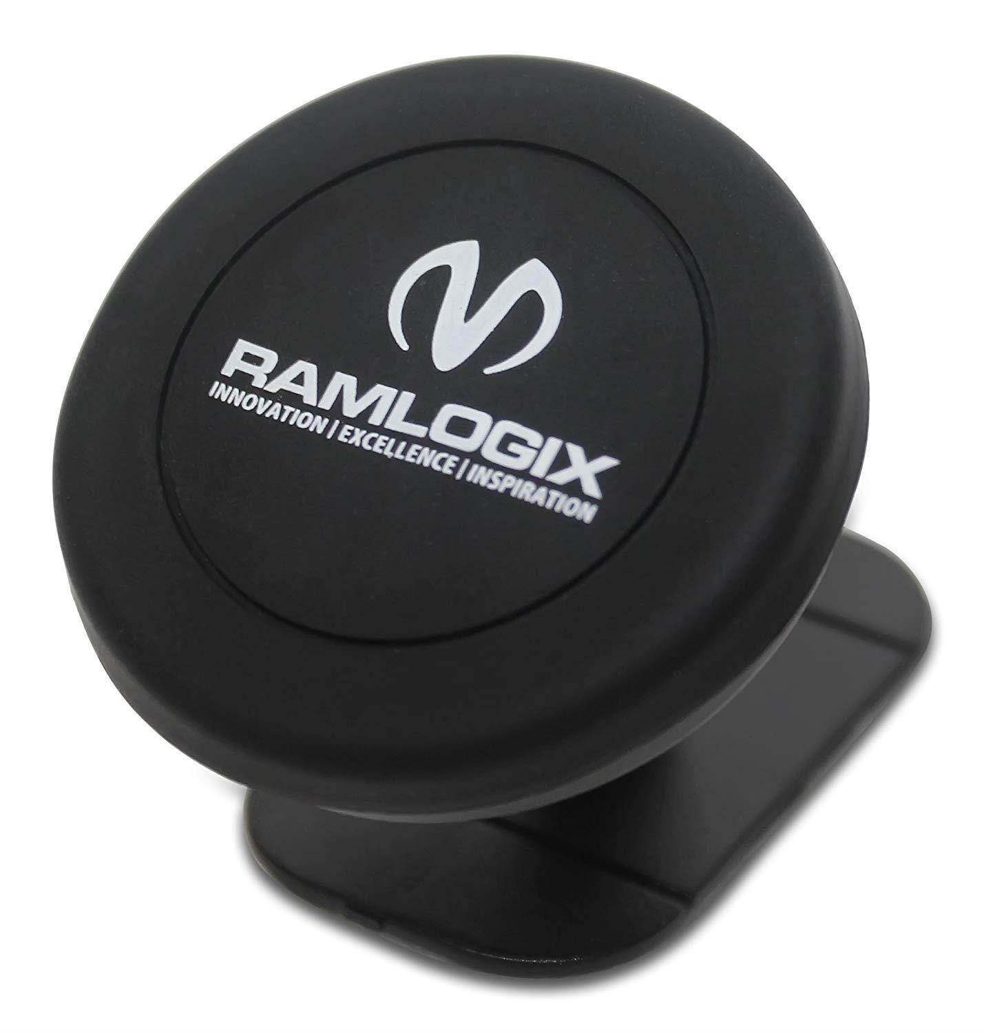 Ramlogix Universal Magnetic Cell Phone Holder with Strong Magnetic Car Mount