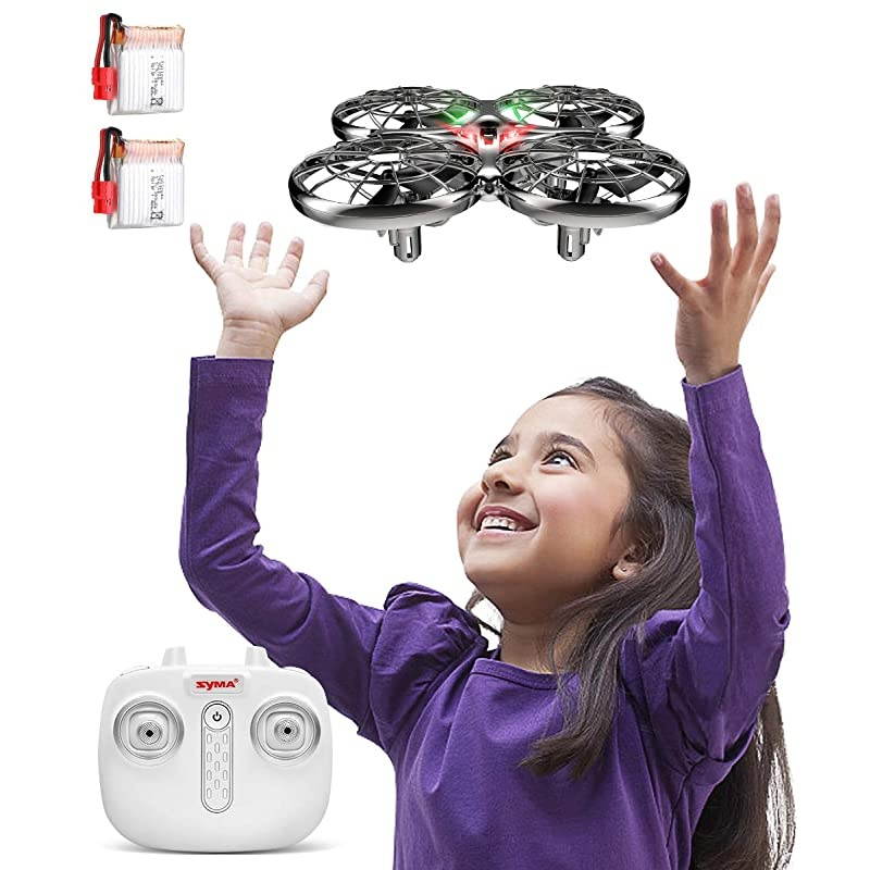 Mini Drone Flying Toy X100 RC Drones for Kids or Adults Hands Free Operated UFO RTF Helicopter Plane Easy Indoor Outdoor Flying Ball Drone Toys for Boys Girls