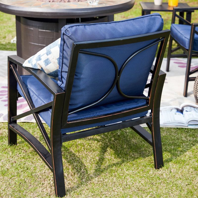 6pc Patio Fire Seating Set - Patio Festival