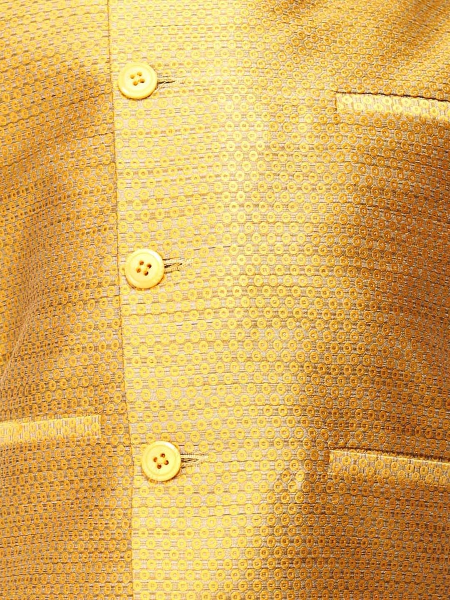 TABARD Kids Yellow Regular Fit Nehru Jacket