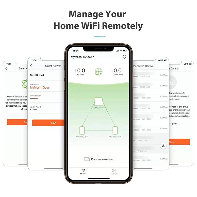 M3 Dot Wall Plug WiFi Extender Works with  M1 and M3 Whole Home Mesh WiFi System Use with only  WiFi System