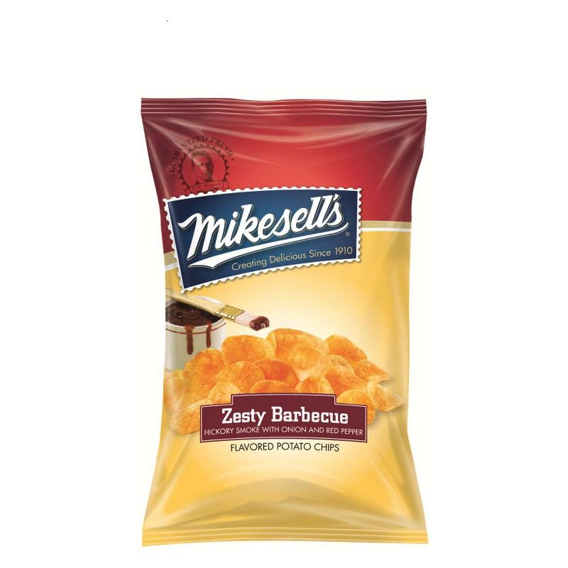 Mikesell's Zesty Barbeque Potato Chips - 10oz