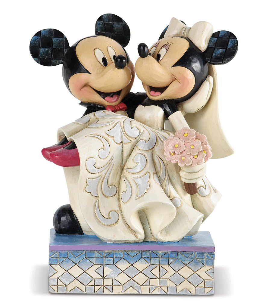 Jim Shore Disney Traditions by Jim Shore Mickey & Minnie Wedding Figurine