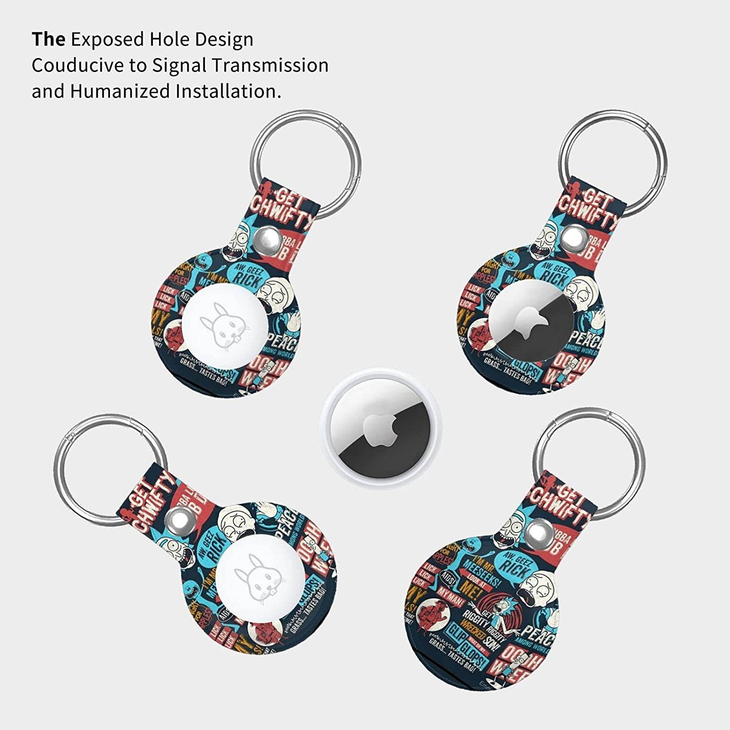 (2 Pack) Kids/Adults Anti-Lost Bracelet for AirTag, iZi Way Soft Silicone Wristband Watch Band Waterproof Protective Case Cover Holder for Apple Air Tag Tracker - Orange/Yellow