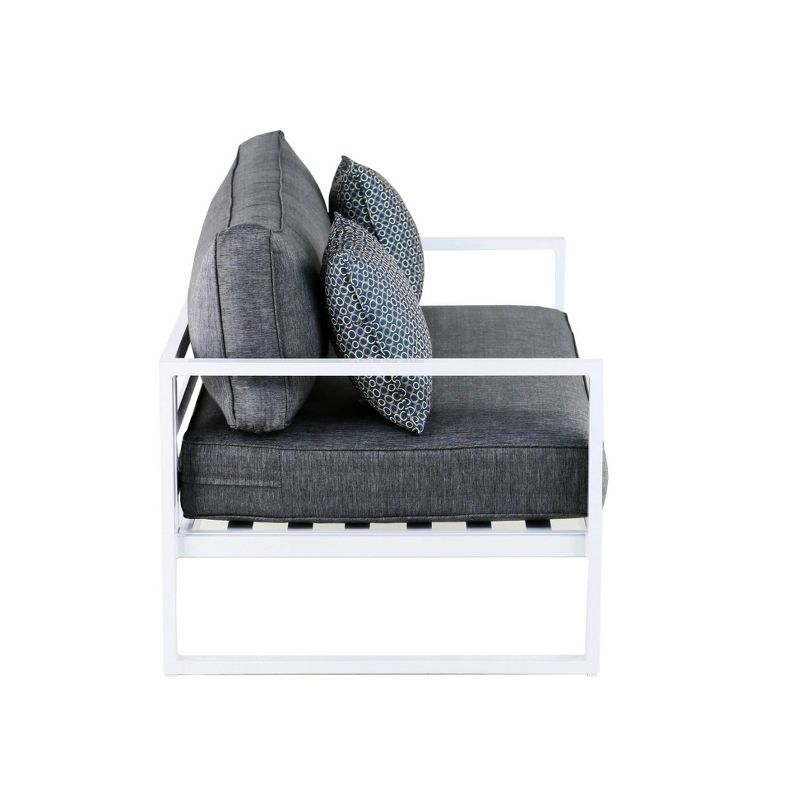 Paloma Outdoor Sofa - White - Adore Decor