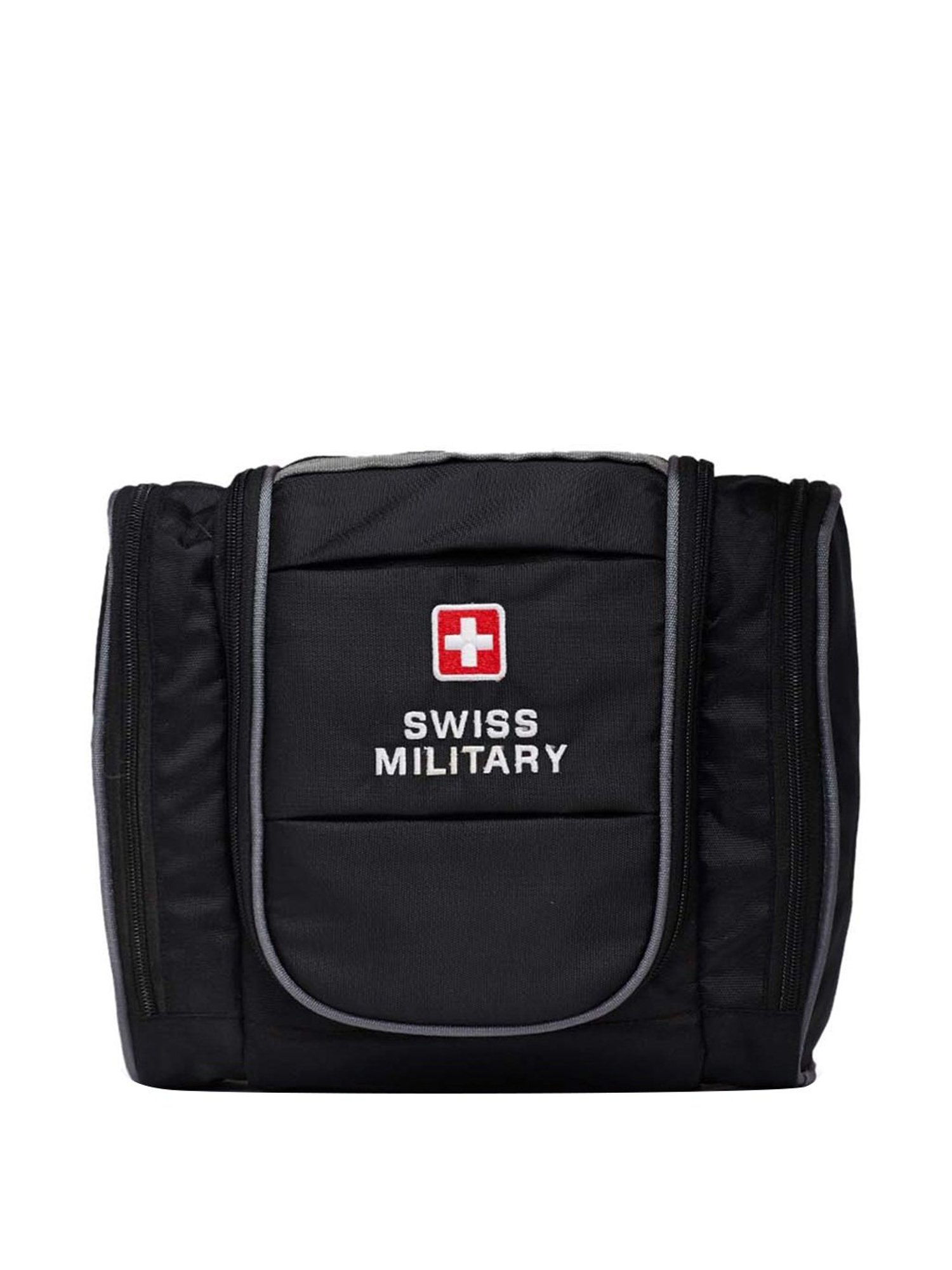 Louis Stitch Brunette Brown Leather Medium Toiletry Pouch