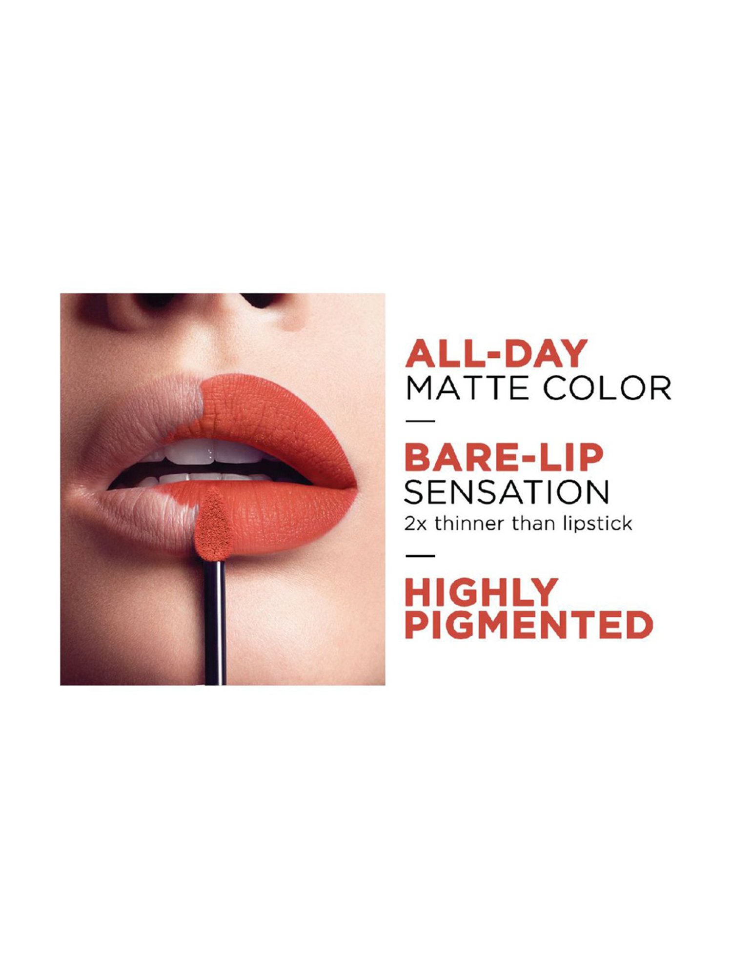 L'Oreal Paris Rouge Signature Matte Liquid Lipstick - 150 I Dominate,7ml