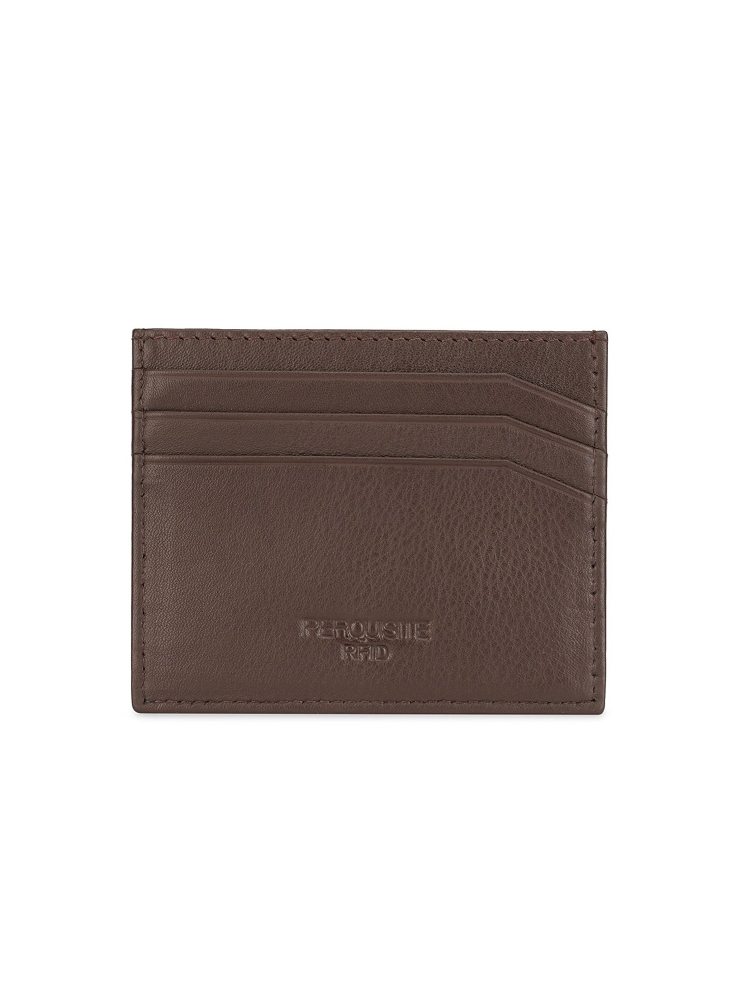 PERQUISITE CENTURION Brown Solid Card Holder