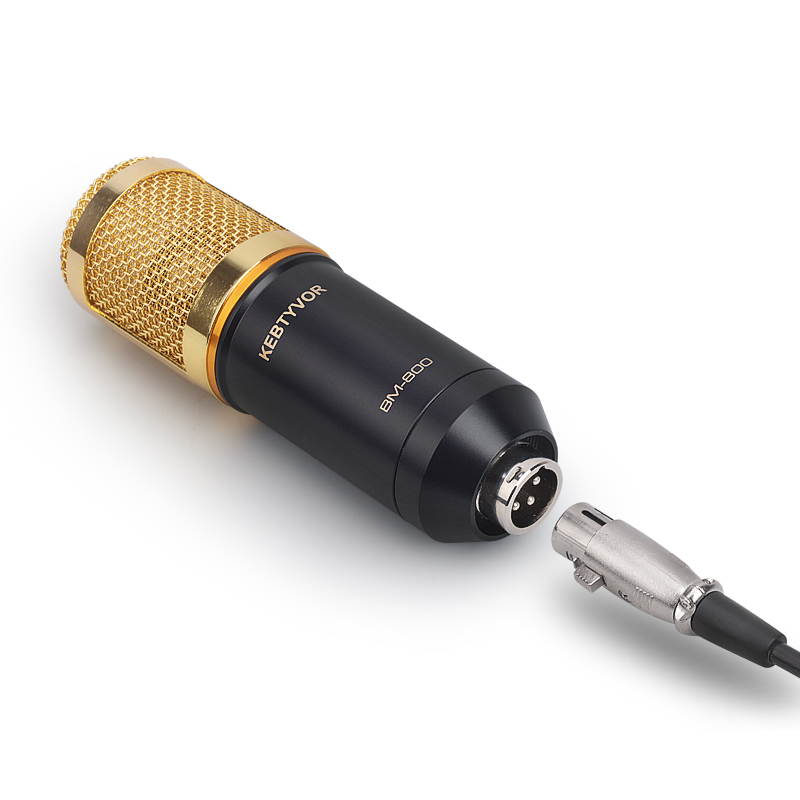 Professional BM-800 BM800 Condenser KTV Microphone Cardioid Pro Audio Studio Vocal Recording Mic KTV Karaoke+ Metal Shock Mount